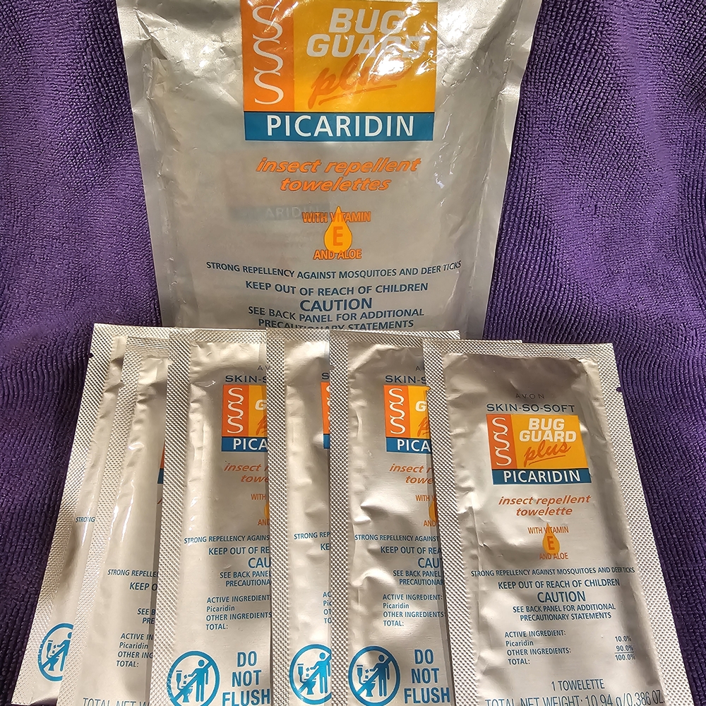 Avon Skin So Soft Bug Guard Picaridin Towelettes (8)